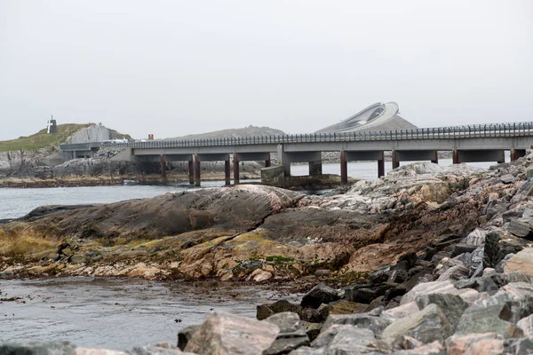 Vue Célèbre Route Atlantique Norvège — Photo