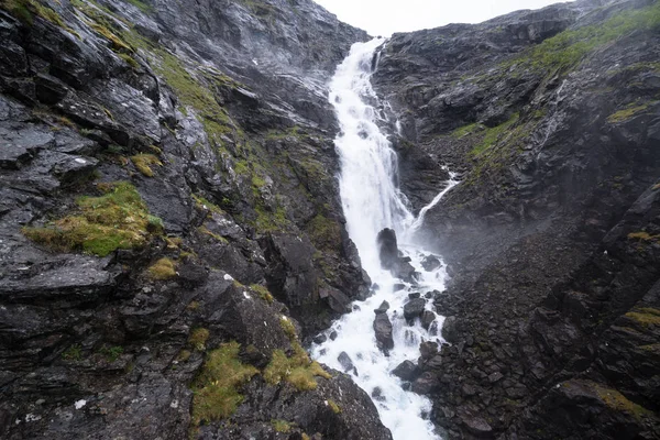 Krásná Trollstigenská Silnice Skandinávii Norsko — Stock fotografie