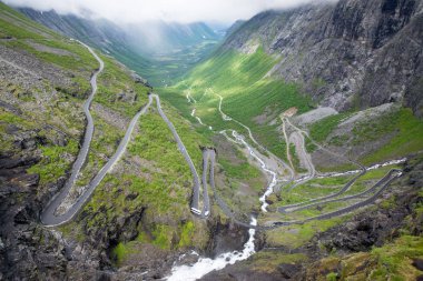 Trollstigen road, İskandinavya, Norveç