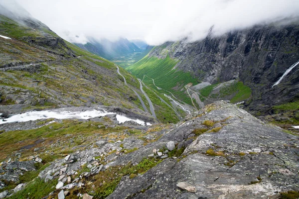 Trollstigen Road Skandinavien Norwegen — Stockfoto