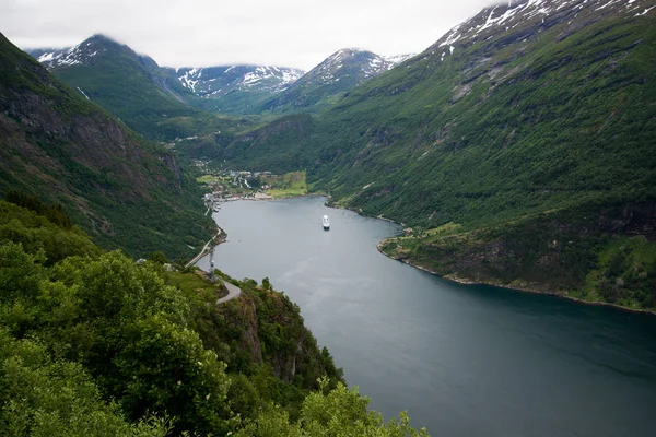 Geiranger Fjord Belle Nature Norvège — Photo