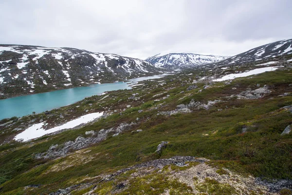 Vackert Landskap Norge Strynefjellet Längs Norska Läns Vägen — Stockfoto