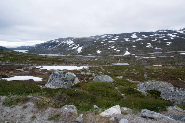 Bellissimo Paesaggio Norvegia Strynefjellet Lungo Strada Provinciale Norvegese — Foto Stock