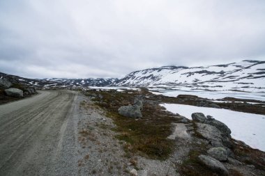 Norveç'te güzel manzara, Norveç ilçe yolu boyunca Strynefjellet