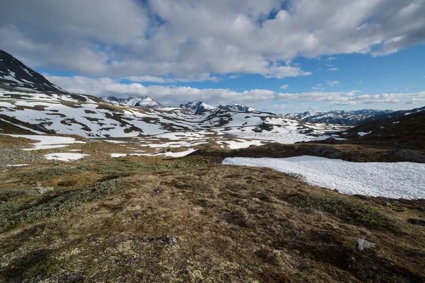 Camino Montaña Junto Río Gaular Noruega —  Fotos de Stock