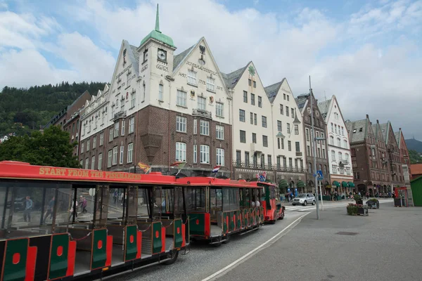 Bergen Norwegen Juni 2016 Blick Auf Die Straßen Von Bergen — Stockfoto