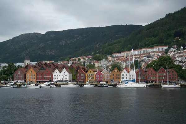 Bergen Noruega Circa Junio 2016 Vista Las Calles Bergen Noruega — Foto de Stock