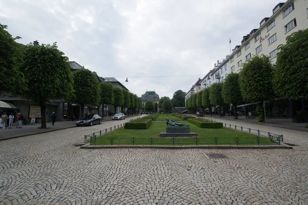 Bergen Norwegen Juni 2016 Blick Auf Die Straßen Von Bergen — Stockfoto