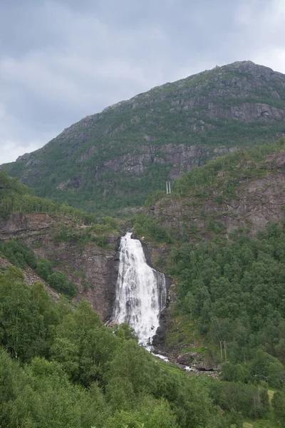 Vattenfall Steindalsfossen Södra Norge Sommaren — Stockfoto