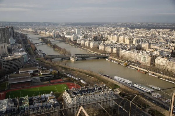2014 パリのエッフェル塔からパリを眺める フランス — ストック写真