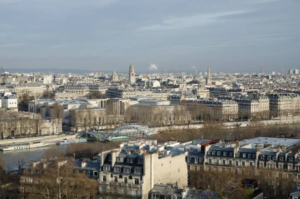 Paris 2014 Ocak Paris Fransa Eyfel Kulesi Nden Paris Bakın — Stok fotoğraf