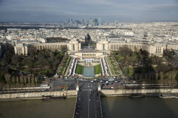 Paris 2014 Ocak Paris Fransa Eyfel Kulesi Nden Paris Bakın — Stok fotoğraf