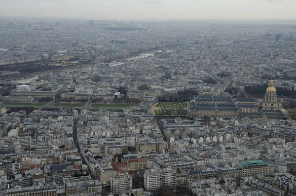 Paris 2014 Ocak Paris Fransa Eyfel Kulesi Nden Paris Bakın — Stok fotoğraf