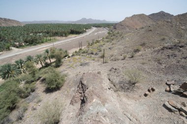 Umman çöl arazi güzel görünümü