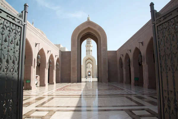 Sultan Qaboos Grand Mosque Muscat Oman — Zdjęcie stockowe