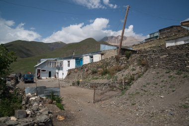 Xinaliq, Azerbaycan, büyük Kafkaslar 'da uzak bir dağ köyü