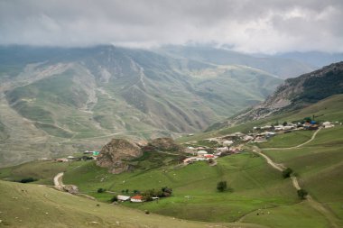 Xinaliq, Azerbaycan, büyük Kafkaslar 'da uzak bir dağ köyü