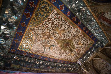 Şeki, Azerbaycan, Ağustos 2018: Şeki 'de Shaki Khans Kış Sarayı, Azerbaycan
