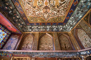 Şeki, Azerbaycan, Ağustos 2018: Şeki 'de Shaki Khans Kış Sarayı, Azerbaycan