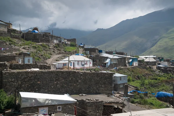 Xinaliq Azerbaiyán Remoto Pueblo Montaña Gran Cáucaso — Foto de Stock