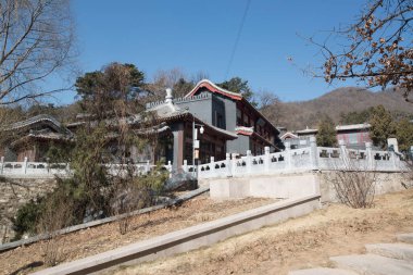 Muhteşem duvar Çin 'den Mutianyu 'da, Pekin, Çin 'in yakınında 