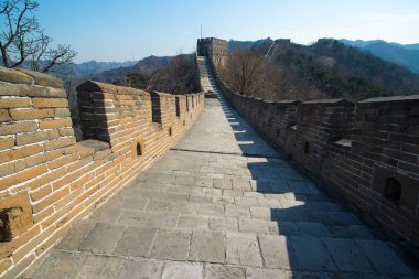 Mutianyu'da Çin Seddi, Pekin yakınlarında, Çin 