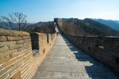 Mutianyu'da Çin Seddi, Pekin yakınlarında, Çin 