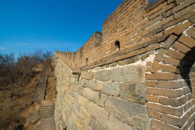 Mutianyu'da Çin Seddi, Pekin yakınlarında, Çin 