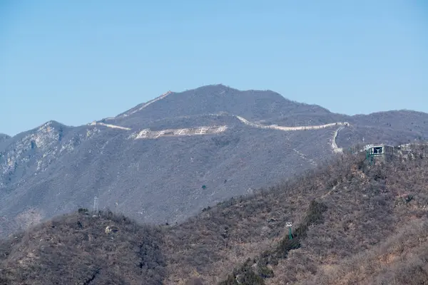 Chinese Muur Bij Mutianyu Nabij Peking China — Stockfoto