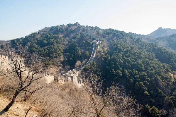 Chinese Muur Bij Mutianyu Nabij Peking China — Stockfoto