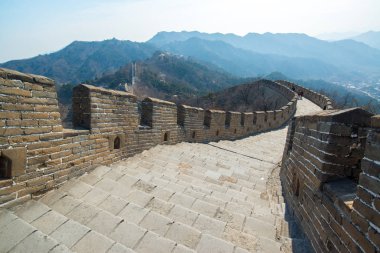 Mutianyu'da Çin Seddi, Pekin yakınlarında, Çin 