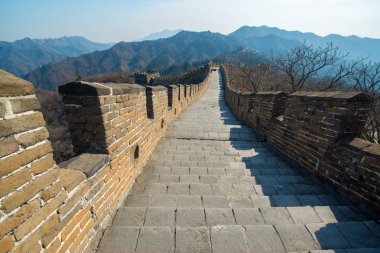 Mutianyu'da Çin Seddi, Pekin yakınlarında, Çin 