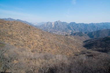Muhteşem duvar Çin 'den Mutianyu 'da, Pekin, Çin 'in yakınında 