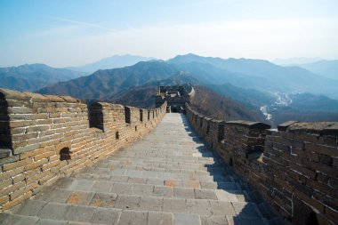Mutianyu'da Çin Seddi, Pekin yakınlarında, Çin 