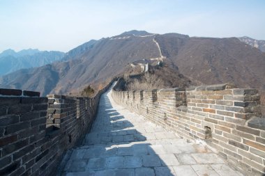 Mutianyu'da Çin Seddi, Pekin yakınlarında, Çin 