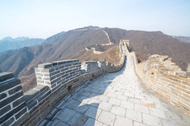 Mutianyu'da Çin Seddi, Pekin yakınlarında, Çin 