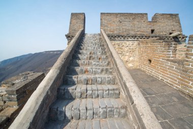 Mutianyu'da Çin Seddi, Pekin yakınlarında, Çin 