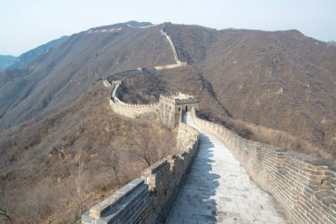 Mutianyu'da Çin Seddi, Pekin yakınlarında, Çin 