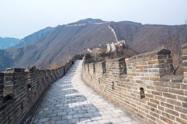 Mutianyu'da Çin Seddi, Pekin yakınlarında, Çin 
