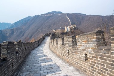 Mutianyu'da Çin Seddi, Pekin yakınlarında, Çin 