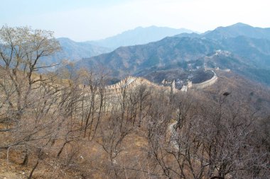 Mutianyu'da Çin Seddi, Pekin yakınlarında, Çin 