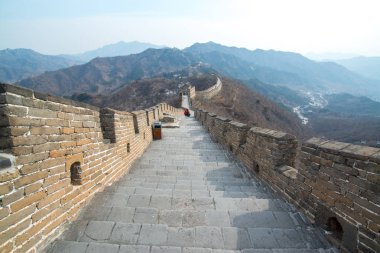 Mutianyu'da Çin Seddi, Pekin yakınlarında, Çin 