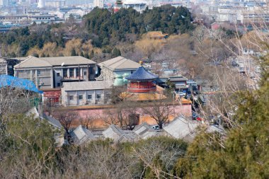 Pekin, Çin - Circa Şubat 2016: Pekin'de Yasak Şehir. Yasak Şehir Çin'de kraliyet sarayı, Bu dünyanın kültürel mirasıdır. 