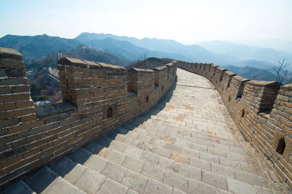 Chinese Muur Bij Mutianyu Nabij Peking China — Stockfoto