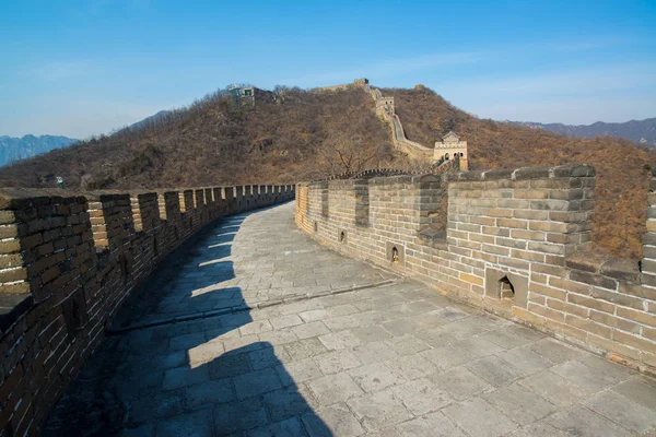Велика Китайська Стіна Mutianyu Недалеко Від Пекіна Китай — стокове фото