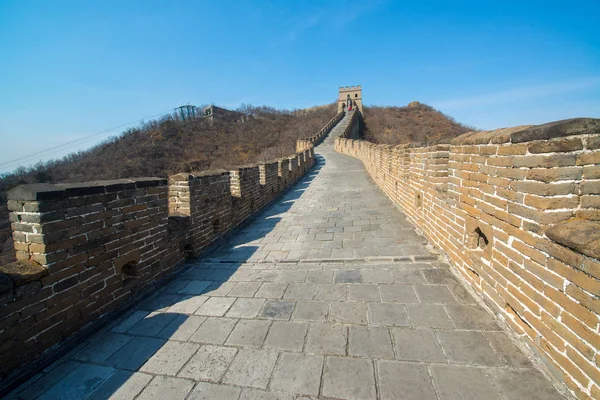 Chinese Muur Bij Mutianyu Nabij Peking China — Stockfoto