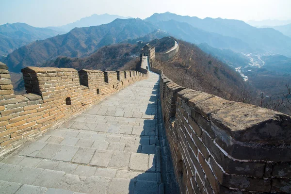 Chinese Muur Bij Mutianyu Nabij Peking China — Stockfoto