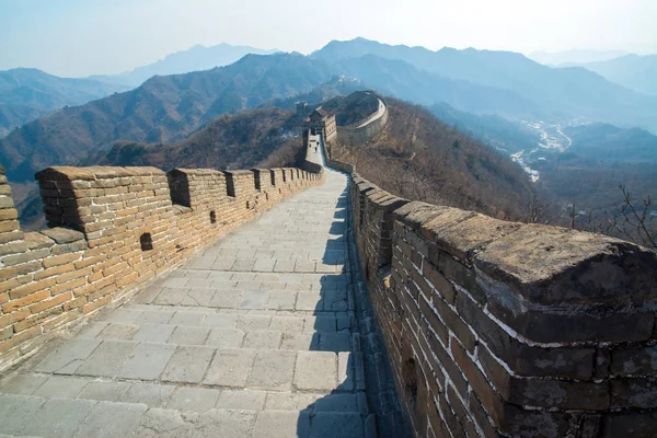 Chinese Muur Bij Mutianyu Nabij Peking China — Stockfoto