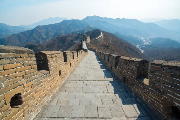 Chinese Muur Bij Mutianyu Nabij Peking China — Stockfoto