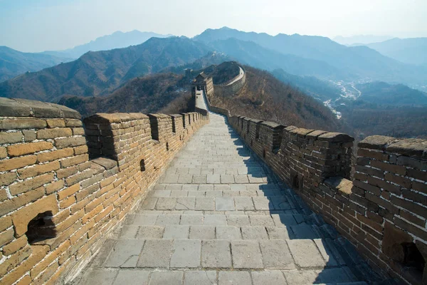 Chinese Muur Bij Mutianyu Nabij Peking China — Stockfoto